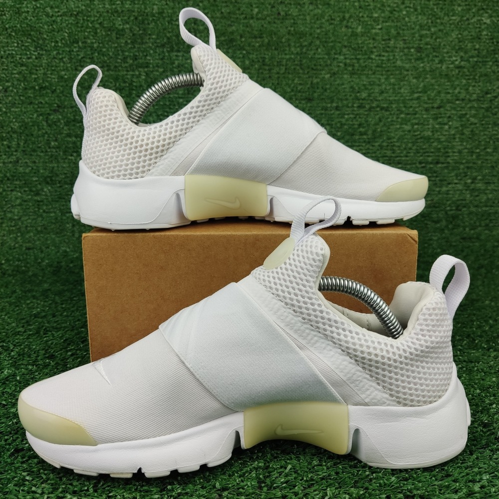 Nike Sneakers Kids 4Y White Presto Extreme Slip On 870020-101 Mesh Athletic - Picture 5 of 8